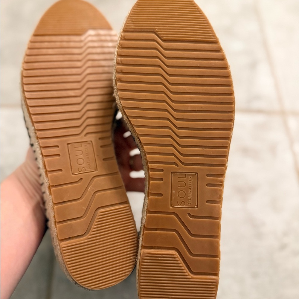 SOUL Naturalizer Black Espadrille Flats - Picture 6 of 7